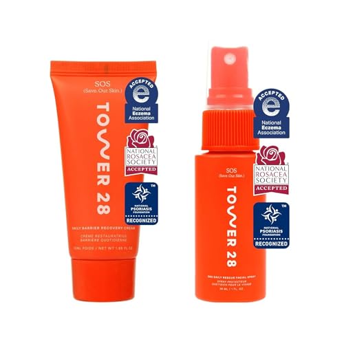 Tower 28 SOS Skin Care Set - Facial Spray (1 Oz) + Barrier Recove...