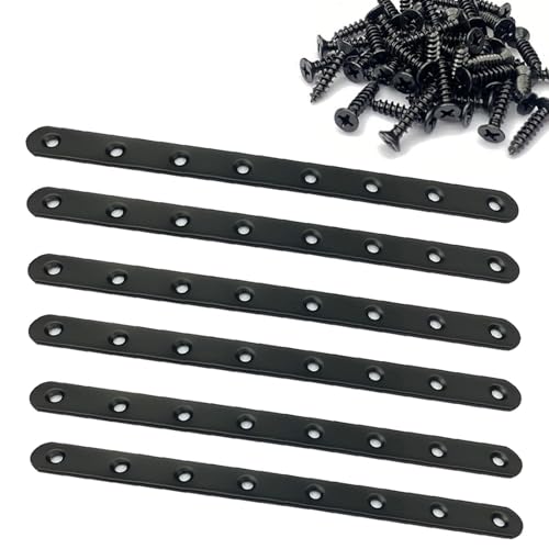 6 Stück Edelstahl Lochplatte Flachverbinder 247 x 20 x 3mm ,Verbinder Metall Brackets, Flache Ecke Bracket Verbindungsplatte, Metallverbinder Flache Platte Halterung mit Schrauben 6 Stück Edelstahl Lochplatte Flachverbinder 247 x 20 x 3mm ,Verbinder Metall Brackets, Flache Ecke Bracket Verbindungsplatte, Metallverbinder Flache Platte Halterung mit Schrauben