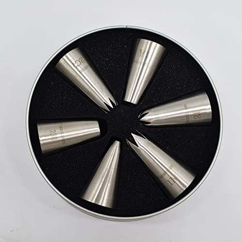 Tumtanm 9-Piece Large Piping Nozzles Set - Seamless Stainless Steel Icing Tips For Cake Decorating - View #11
