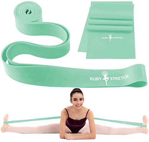 Stretch Bands for Dance and Ballet with Gift Box – Resistance Bands Set for Dancers, Ballerinas, Gymnasts and Cheers – Improve Flexibility, Strength and Split - Colors and Sizes for Kids and Adults