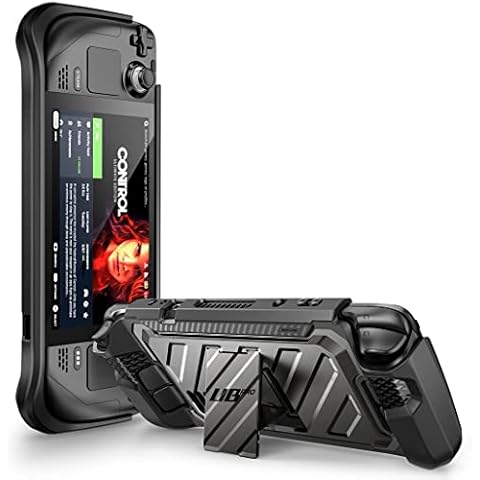 SUPCASE Unicorn Beetle Pro Series Case for Steam Deck (2022), Rugged Slim Protective Case with Kickstand (Dark) Cover