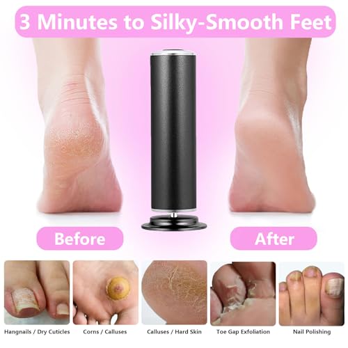 Lime électrique pour callosités et perceuse à ongles noire avec 80 accessoires