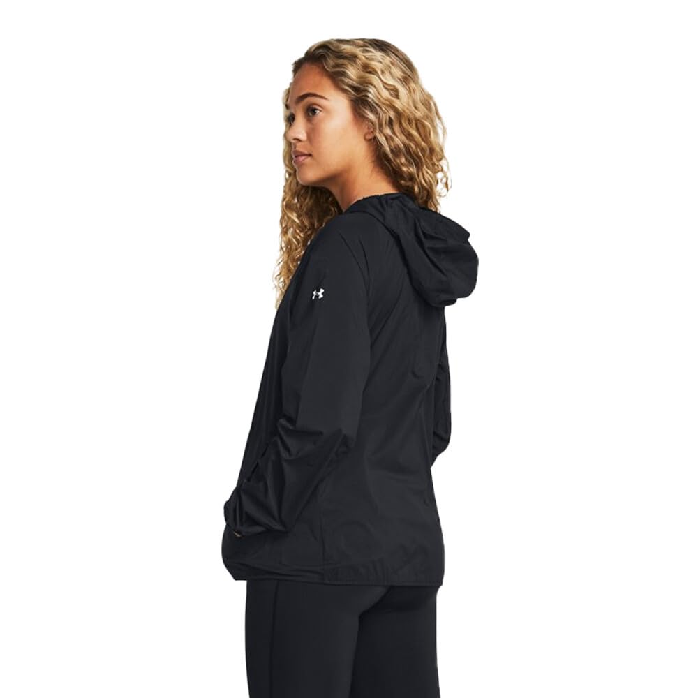 Under Armour Damska kurtka do biegania Phantom Black-White-White L
