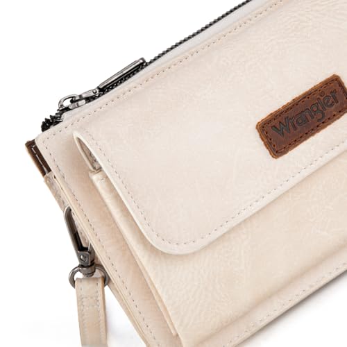 Image of Wrangler Crossbody Wallet for Women RFID Clutch Phone Purse with Credit Card Slots | RFID