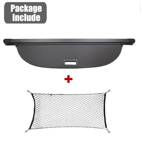 Image of Cargo Cover for 2021-2026 Nissan Rogue Accessories S SV SL Platinum, Leather Retractable Trunk Cover Privacy Security Screen Luggage Shield Shade(Not for Rogue Sport /Select)