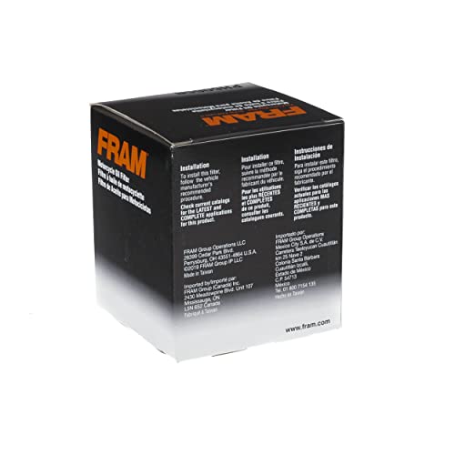 Image of FRAM Extra Guard PH6065B Replacement Oil Filter, Fits Select Harley Davidson Motorcycles (Pack of 3)