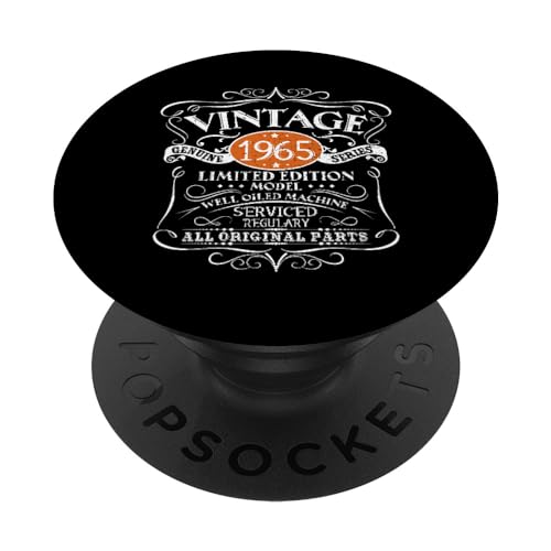 Vintage 1965 57 cumpleaños regalo hombres mujeres diseño original PopSockets PopGrip Intercambiable