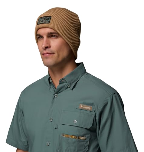 Columbia Unisex PHG Patch Beanie Sahara/Tested Tough Box Deer One Size
