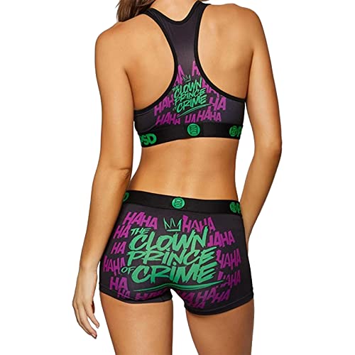 Psd Womens Sports Bra (Black/Clown Prince Sb, L) #TOP1