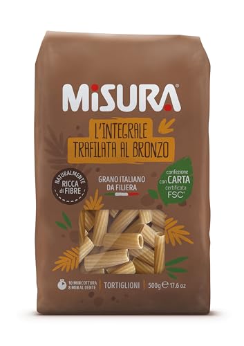 Misura Fibrextra Tortiglioni Integrali - Grano 100% Italiano,...