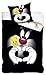 Produktbild Mgs33 Bettwäsche Looney Tunes, Crazy Tunes, 140 × 200 cm, 70 × 90 cm, Titi und große Minet