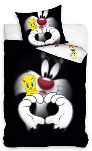 Mgs33 Looney Tunes, Crazy Tunes 140 × 200 cm, 70 × 90 cm, Titi y minet