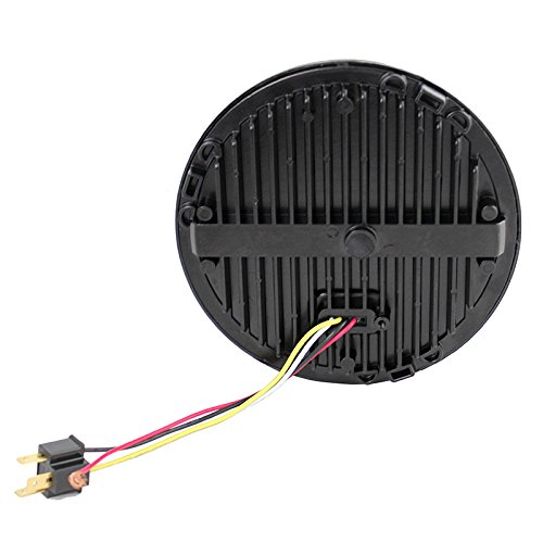 Eagle Lights 7 Inch Slim Line Multi Led Projection Headlight - Black - Fits All 7 Inch Harley Davidson And Indian Headlight Buckets #TOP6