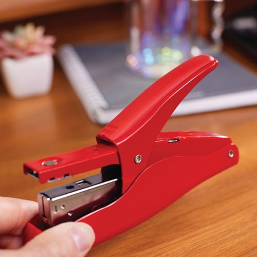 Swingline Plier Stapler, Handheld Heavy Duty All Metal Stapler, 25 Sheet Capacity, Jam Free, Vintage Rio Red (S7010159) by Swingline - Image 4