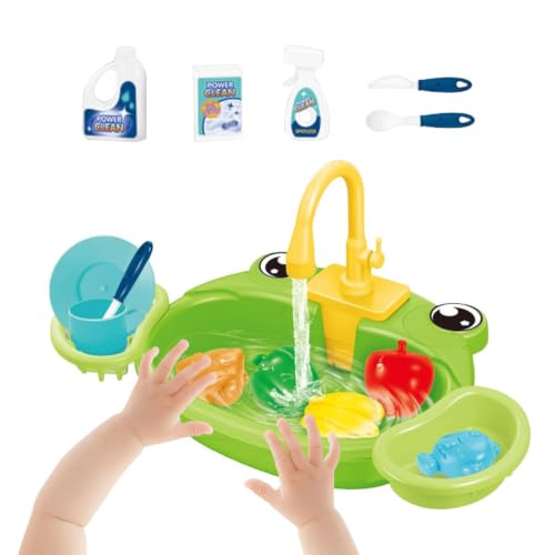 Fregadero para niños con agua corriente ideal para patio y camping familiar