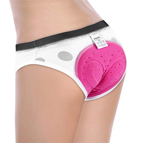 YIJU Calça Triangle com 2 Peças Femininas de Gel 3D para Ciclismo E Secagem Rápida