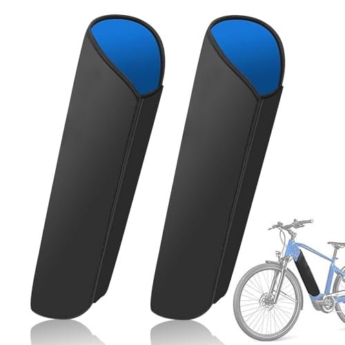 2 Stück E Bike Akku Schutzhülle Staubdicht Ebike Akku Abdeckung 28cm Bis 37cm Wasserdicht Fahrrad Integrierte Akku Schutzhülle Fahrrad Rahmenschutz Zubehör