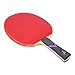 Butterfly Balsa Carbo X5 Pro-Line Table Tennis Racket - ITTF Professional Ping Pong Paddle – Carbon Blade Assembled with Tenergy 80 FX 2.1mm Red and Black Table Tennis Rubber