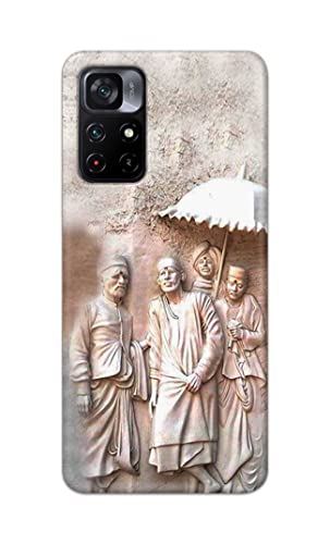 Image of Printed Hard Back Cover Case for Mi Poco M4 Pro 5G Back Cover (Sai Baba) -1803