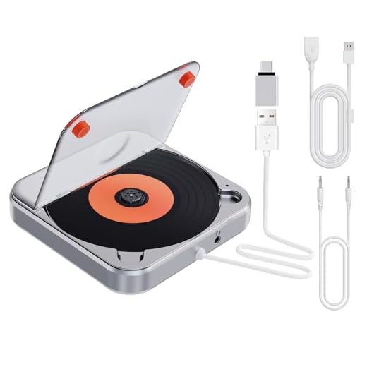 CD Player für Auto mit USB/AUX-Anschluss, CENXINY Externer CD-Player kompatibel mit Auto Radio, universeller Player fürs Fahrzeug, mit AUX-Kabel/USB-Verlängerungskabel