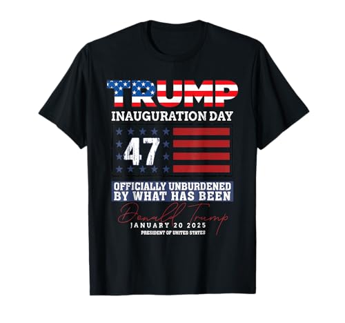Donald Trump 47th President 2025 Inauguration USA Patriotic T-Shirt