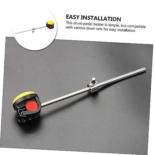 Martillo para pedal de bombo Hemoton sustituto ligero y portátil miniatura 4