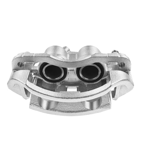 Image of Detroit Axle - Rear Left Brake Caliper for 2004 2005 2006 Dodge Sprinter 3500, Driver Side Disc Brake Caliper with Bracket Replacement