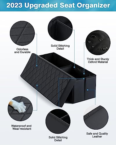Image of Mixsuper Liner Car Seat Organizer for Kia Sorento 2026 2025 2024-2021, Console Organizer Backseat Box for Kia Sorento, Dog Toy Box Storage Bin Kids Toys Baby Supplies Travel Accessories