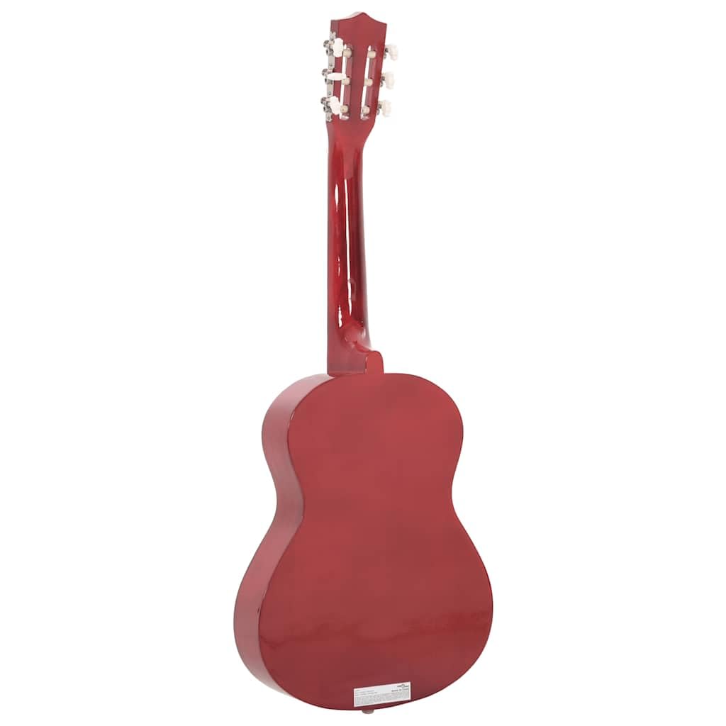 vidaXL Ensemble de Guitare Classique pour Débutants 8 pcs, Instruments d'Apprentissage de Musique, Kit de Accessoires de Guitare, 1/2 34"