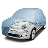 iCarCover Premium Car Cover for 2012-2019 Fia t 500 / 500c / 500e Hatchback Heavy...