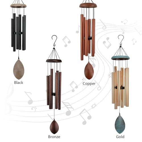 Image of ASTARIN Personalized Happy Retirement Gift, Custom Name Retirement Wind Chimes for Women Men, 35 inch Large Deep Tone Wind Chime Retire Gifts for Co-Workers Boss Friends Parents
