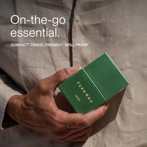 Image of Fernweh Jade Unisex Travel Perfume (20ml) | Long Lasting Perfume for Men & Women | Green, Woody, Aromatic & Fougere Pocket Friendly Eau De Parfum | Perfect for Party, Outing, Office & Dates
