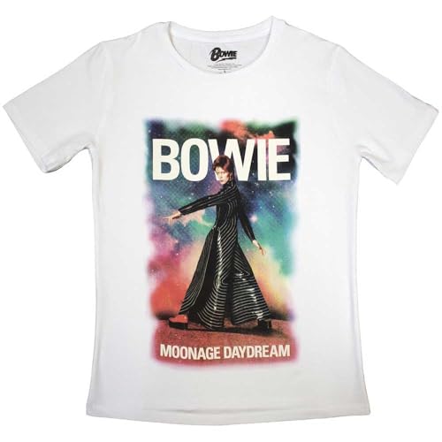 T-shirt cintré David Bowie Moonage au textile souple et respirant