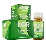 Kor Shot Wheatgrass Ginger Spirulina Shot - 18 Pack x 1.7 Fl Oz - Green Up Shot - Daily Greens Superfoods Shot - USDA Certified Organic