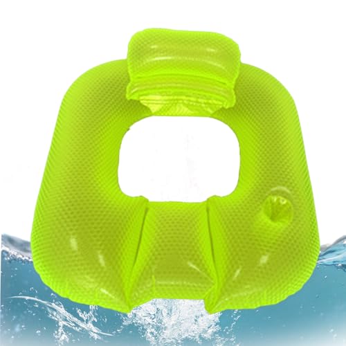 Bouée gonflable pour piscine avec support de boisson et dossier ergonomique
