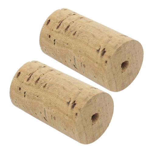 Yardwe 2 pcs Natural Cork Plugs for Flute Durable Headjoint Replacement Convenient Flute Supplies Easy Installation Portable Design