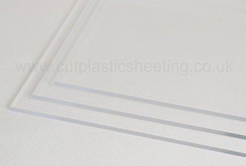 Clear Acrylic Perspex Safety Plastic Replacement Shed Windows - 610mm x 610mm (24" x 24") (2mm Thick)