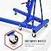MilleLoom 2 Ton Engine Hoist Foldable Cherry Picker - Heavy Duty Hydraulic Engine Lift, Automotive Garage Engine Crane