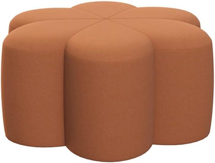 Tabouret ottoman pour salon moderne et repose-pieds confortable noir