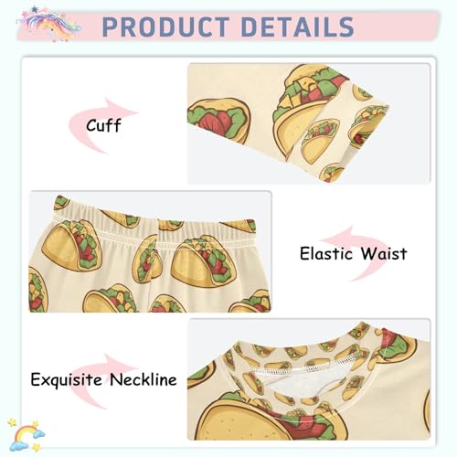 senya Vegetable Tartare Pajamas Set Long Sleeve Soft Cotton Sleepwear 2 Piece4