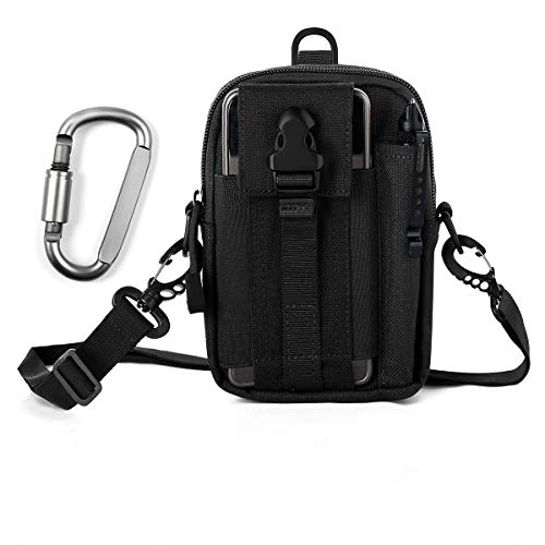 Unigear - Marsupio tattico da cintura, Molle EDC 1000D, marsupio multifunzione con moschettone per...