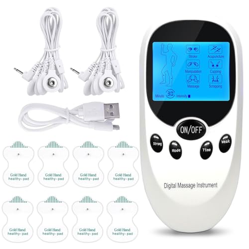 Bocguy Dispositivo TENS/EMS para el Tratamiento del Dolor, simulador de menstruación con 6 Modos y 11 intensidades, electrodos Tenzgeraet para el Desarrollo Muscular y el Alivio del Dolor Bocguy Dispositivo TENS/EMS para el Tratamiento del Dolor, simulador de menstruación con 6 Modos y 11 intensidades, electrodos Tenzgeraet para el Desarrollo Muscular y el Alivio del Dolor