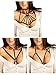 Boao 3 Stücke Damen Strappy Harness Aushöhlen Körper Cross Cage BH Cupless Dessous für Damen Mädchen Liefert (Stil Set 5)