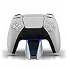 Estação De Carregamento Para Controle Ps 5, Base Para Carregar Joystick, Suporte para 2 Controles Com Luz Led Indicador, Carregador Duplo (Ps5)