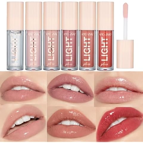 6Pcs Moisturising Lip Oil Gloss Set Cover