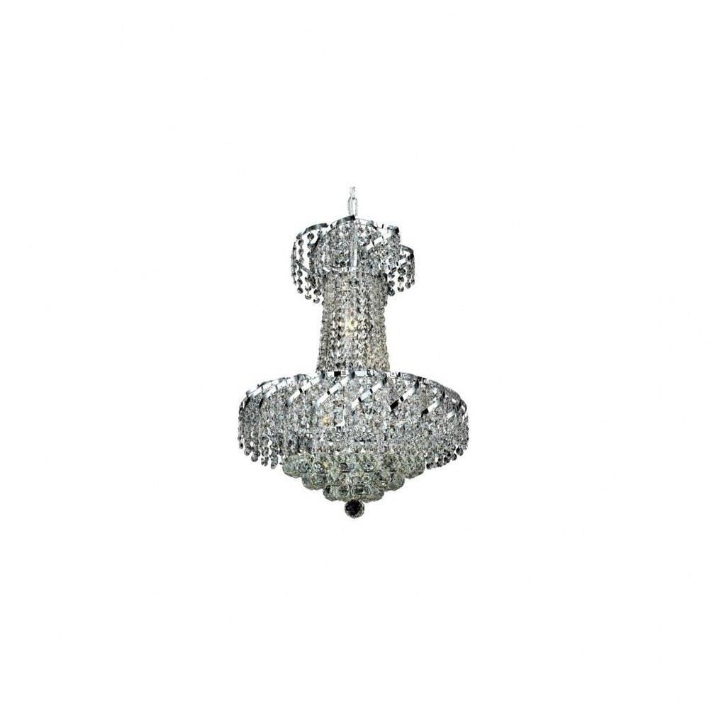 Elegant Lighting Belenus 6 Light Pendant, Chrome Finish