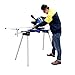 Soontools Miter Saw Stand, Universal Light Weight Portable 440 Lbs Max Load Capacity, with Quick Release Tool Mounting Brackets, Fits Most Table Saws