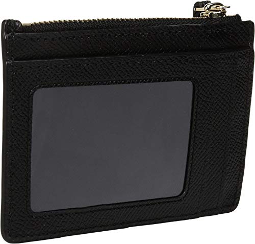 Coach Crossgrain Mini Id Skinny Li/Black One Size #TOP1