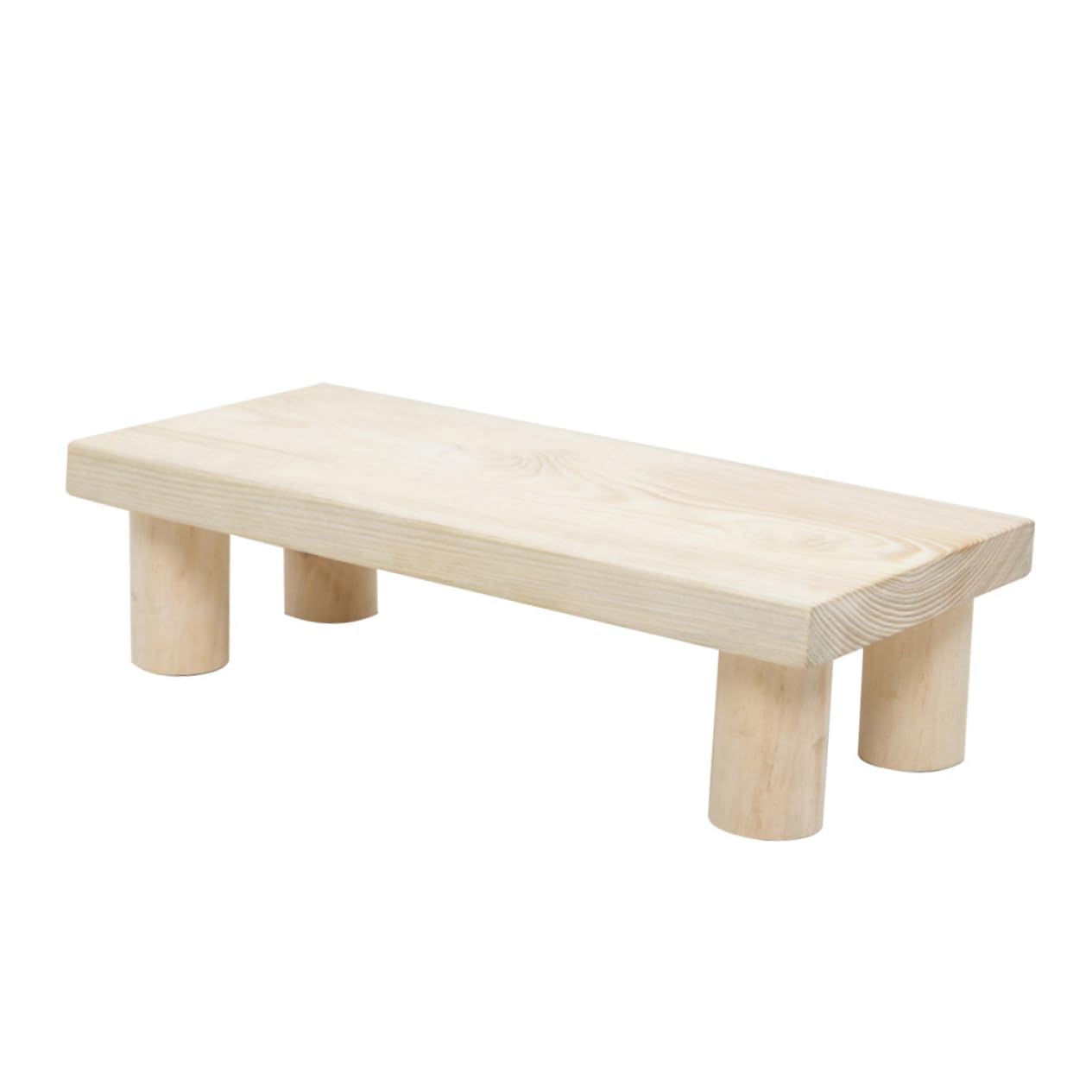 GAROZATION Wooden Step Stool Kids Step Stool Lightweight Safe Comfortable for Children