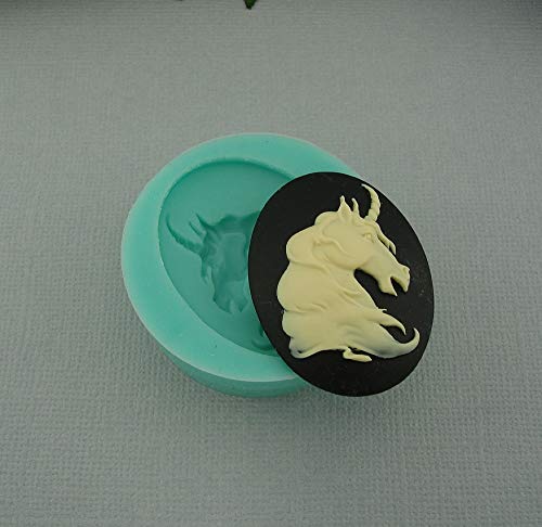 VERSAINSECT p Brand Silicon Mold Unicorn Head Flexible for Crafts, Jewelry, Resin, Scrapbooking, Polymer Clay